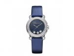 HAPPY SPORT MINI WATCH STAINLESS STEEL AND DIAMONDS