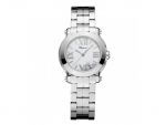 HAPPY SPORT MINI WATCH STAINLESS STEEL AND DIAMONDS