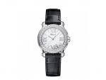 HAPPY SPORT MINI WATCH STAINLESS STEEL AND DIAMONDS