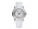 HAPPY SPORT MEDIUM WATCH STAINLESS STEEL AND DIAMONDS