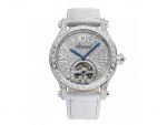 HAPPY SPORT TOURBILLON JOAILLERIE 18-CARAT WHITE GOLD AND DIAMONDS
