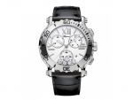 HAPPY SPORT CHRONO WATCH STAINLESS STEEL AND DIAMONDS