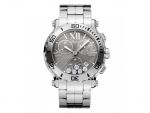 HAPPY SPORT CHRONO WATCH STAINLESS STEEL AND DIAMONDS