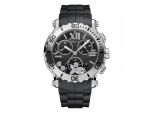 HAPPY SPORT CHRONO WATCH STAINLESS STEEL AND DIAMONDS