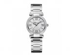 IMPERIALE 28 MM WATCH STAINLESS STEEL, AMETHYST AND DIAMONDS