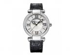 IMPERIALE 36 MM WATCH STAINLESS STEEL, AMETHYST AND DIAMONDS