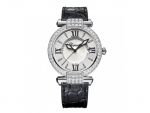IMPERIALE 36 MM WATCH 18-CARAT WHITE GOLD, BLUE SAPPHIRES AND DIAMONDS