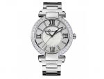 IMPERIALE 40 MM WATCH STAINLESS STEEL, AMETHYST AND DIAMONDS