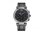 IMPERIALE CHRONO 40 MM WATCH DLC BLACKENED STAINLESS STEEL AND DIAMONDS