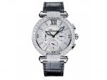IMPERIALE CHRONO 40 MM WATCH 18-CARAT WHITE GOLD, BLUE SAPPHIRES AND DIAMONDS