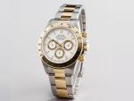 Rolex Daytona Cosmograph 2Tone 18k Gold & Stainless Steel White