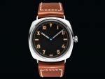 Panerai Radiomir California 3 Days PAM 448 Special Edition 750 pcs . made - Steel on Brown Strap with Black Dial
