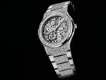Hublot Classic Fusion 42 mm Classico Ultra-thin Skeleton Titanium Baguette Diamonds Bracelet (545.NX.0170.NX.2904)