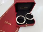 Cartier Large Gold Hoop Earrings