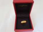 Promesa Yellow Gold & Diamond Love Wedding Band