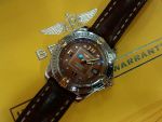 Breitling B71356 Chronograph SS Brown Dial w/Diamonds 