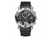 HAPPY SPORT CHRONO WATCH STAINLESS STEEL AND DIAMONDS