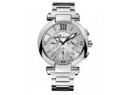 IMPERIALE CHRONO 40 MM WATCH STAINLESS STEEL AND AMETHYST