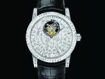 TOURBILLON SERTI DE DIAMANTS BAGUETTE