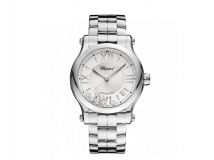 HAPPY SPORT MEDIUM AUTOMATIC STAINLESS STEEL AND DIAMONDS