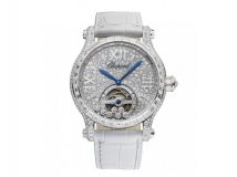 HAPPY SPORT TOURBILLON JOAILLERIE 18-CARAT WHITE GOLD AND DIAMONDS