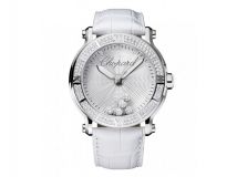 HAPPY SPORT XL WATCH STAINLESS STEEL AND DIAMONDS
