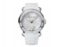 HAPPY SPORT XL WATCH STAINLESS STEEL AND DIAMONDS
