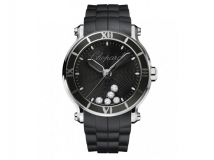 HAPPY SPORT XL WATCH STAINLESS STEEL AND DIAMONDS