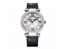 IMPERIALE 36 MM WATCH STAINLESS STEEL, AMETHYST AND DIAMONDS