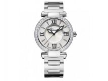IMPERIALE 36 MM WATCH STAINLESS STEEL, AMETHYST AND DIAMONDS