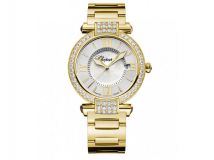 IMPERIALE 36 MM WATCH 18-CARAT YELLOW GOLD, AMETHYSTS AND DIAMONDS