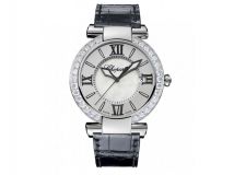 IMPERIALE 40 MM WATCH STAINLESS STEEL, AMETHYST AND DIAMONDS