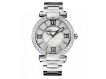 IMPERIALE 40 MM WATCH STAINLESS STEEL, AMETHYST AND DIAMONDS