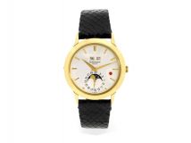 Red Leap Year Indicator Patek Philippe, Geneve, Made in 1982