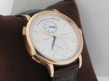 A. Lange & Sohne Saxonia Dual Time 18k Rose Gold