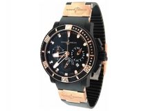 Ulysse Nardin 353-90-3 Black Sea Chronograph 18k Rose Gold
