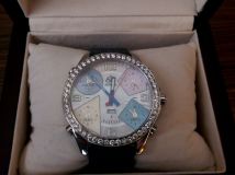 Jacob & Co Five Time Zone Swiss Made Luxury Men&rsquo;s 3 Carat Diamond Watch JC Model