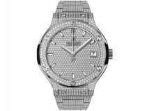 Hublot Classic Fusion Titanium Bracelet Full Pavé 38.00 mm 565.NX.9010.NX.3704
