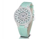 Butterfly Motif Watch With Paraiba tourmalines
