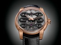 Girard-Perregaux Neo-Tourbillon with Three Bridges in Skeletonised, PVD-Coated Titanium