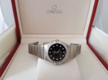 OMEGA Constellation Black Diamond Dial Ladies Watch