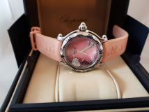 Chopard Happy Sport Diamond Ruby Heart Steel 