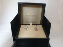 Chopard 18k White Gold Happy Diamonds Earrings 83/2936-20