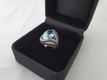 Asprey кольцо с топазом