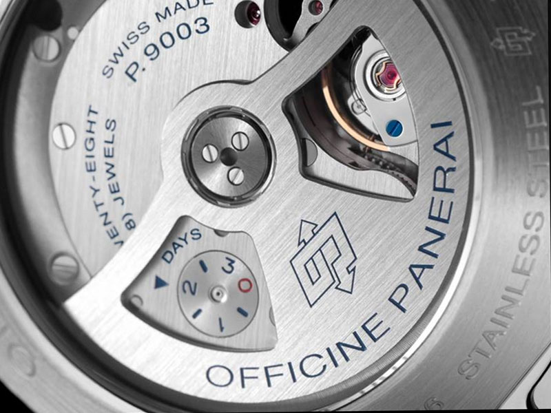 Luminor 1950 3 Days GMT 24H �������� ������� ������ �� Officine Panerai � ����� ������������� ����������, �������������� ������ P.9003.